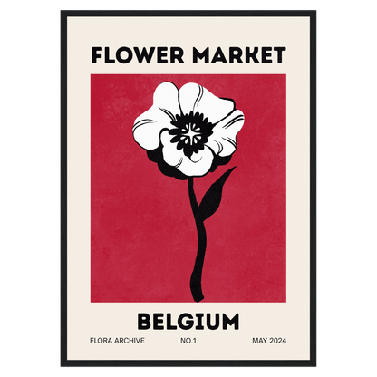 Flower Market - Belgium Bleue Vague Flow