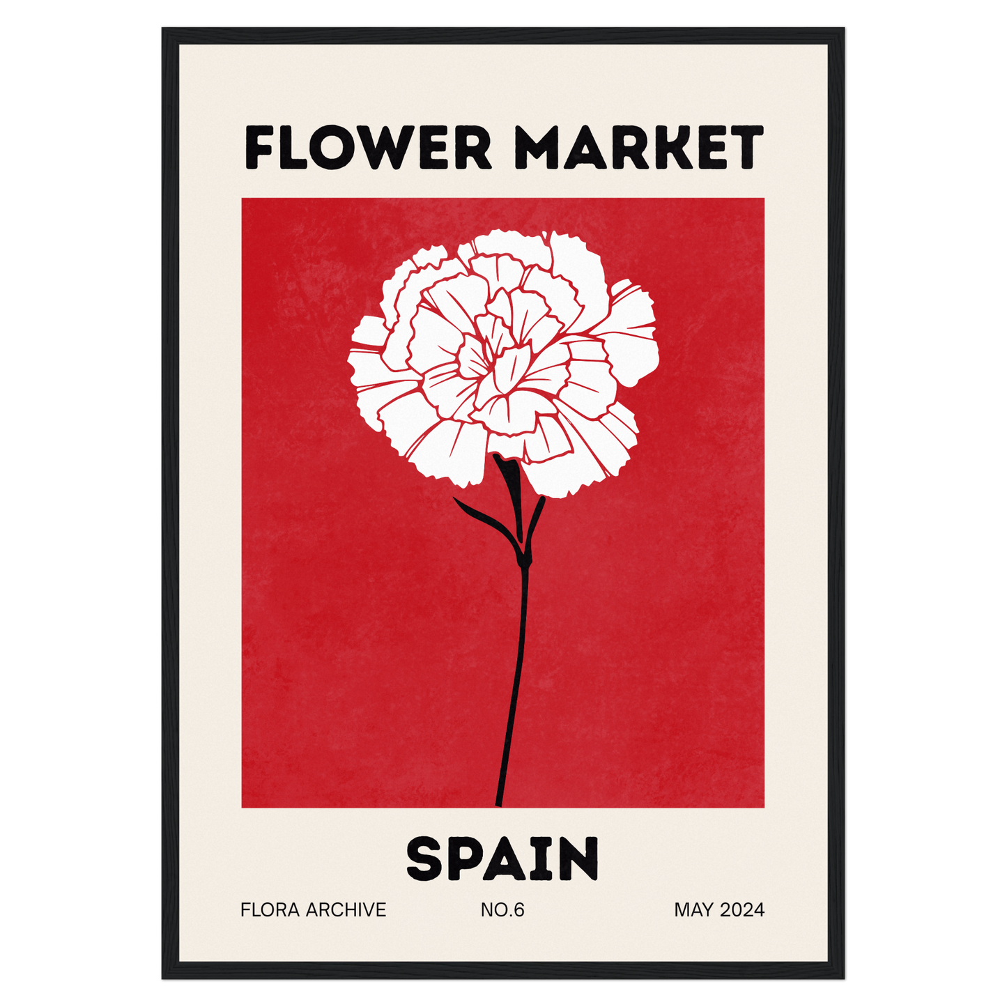 Flower Market - Spain Bleue Vague Flow