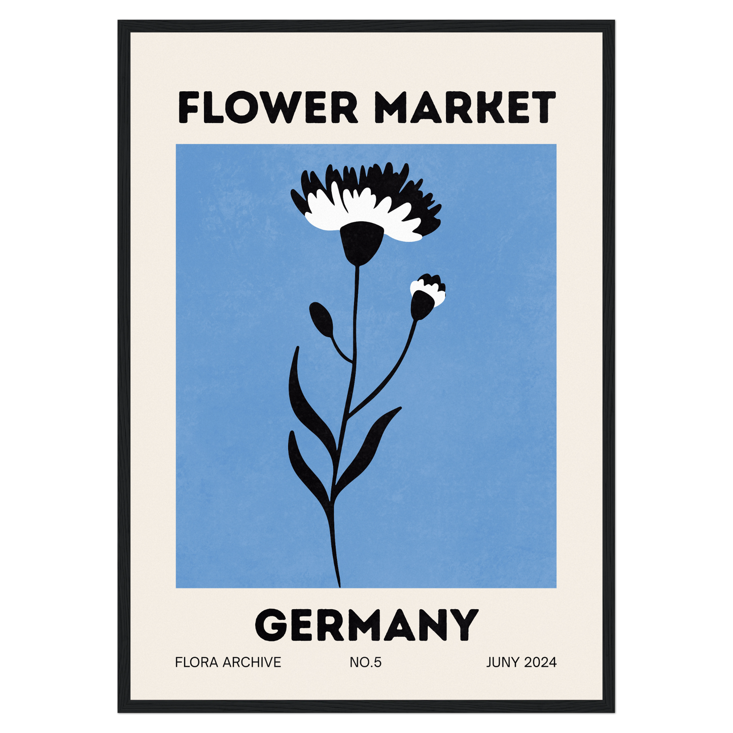 Flower Market - Germany Bleue Vague Flow