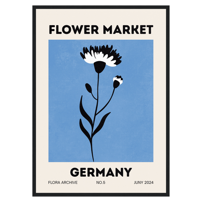 Flower Market - Germany Bleue Vague Flow