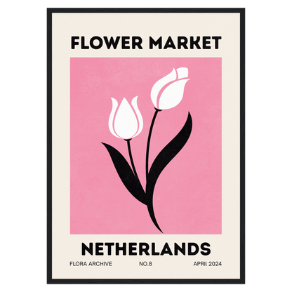 Flower Market - Netherlands Bleue Vague Flow