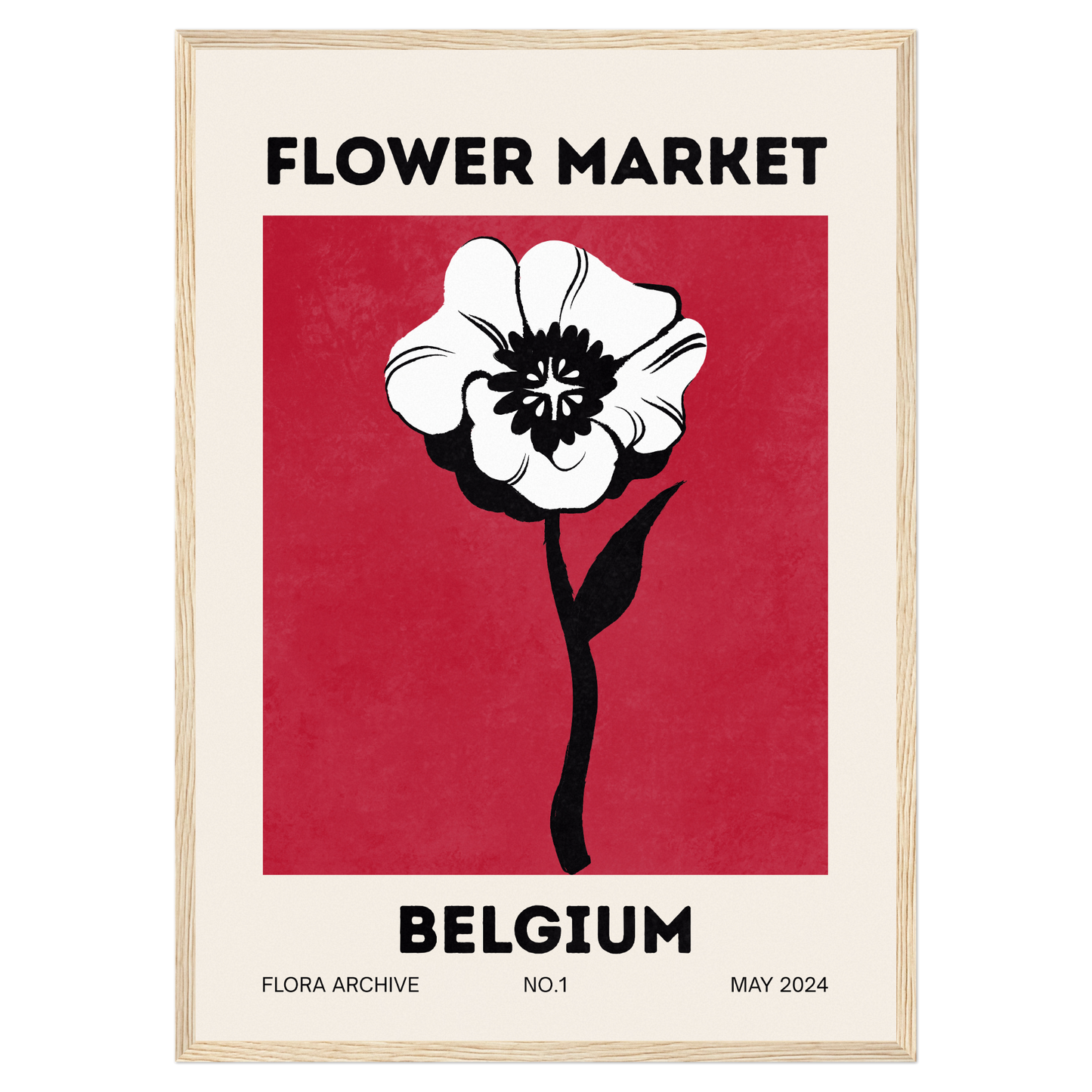 Flower Market - Belgium Bleue Vague Flow