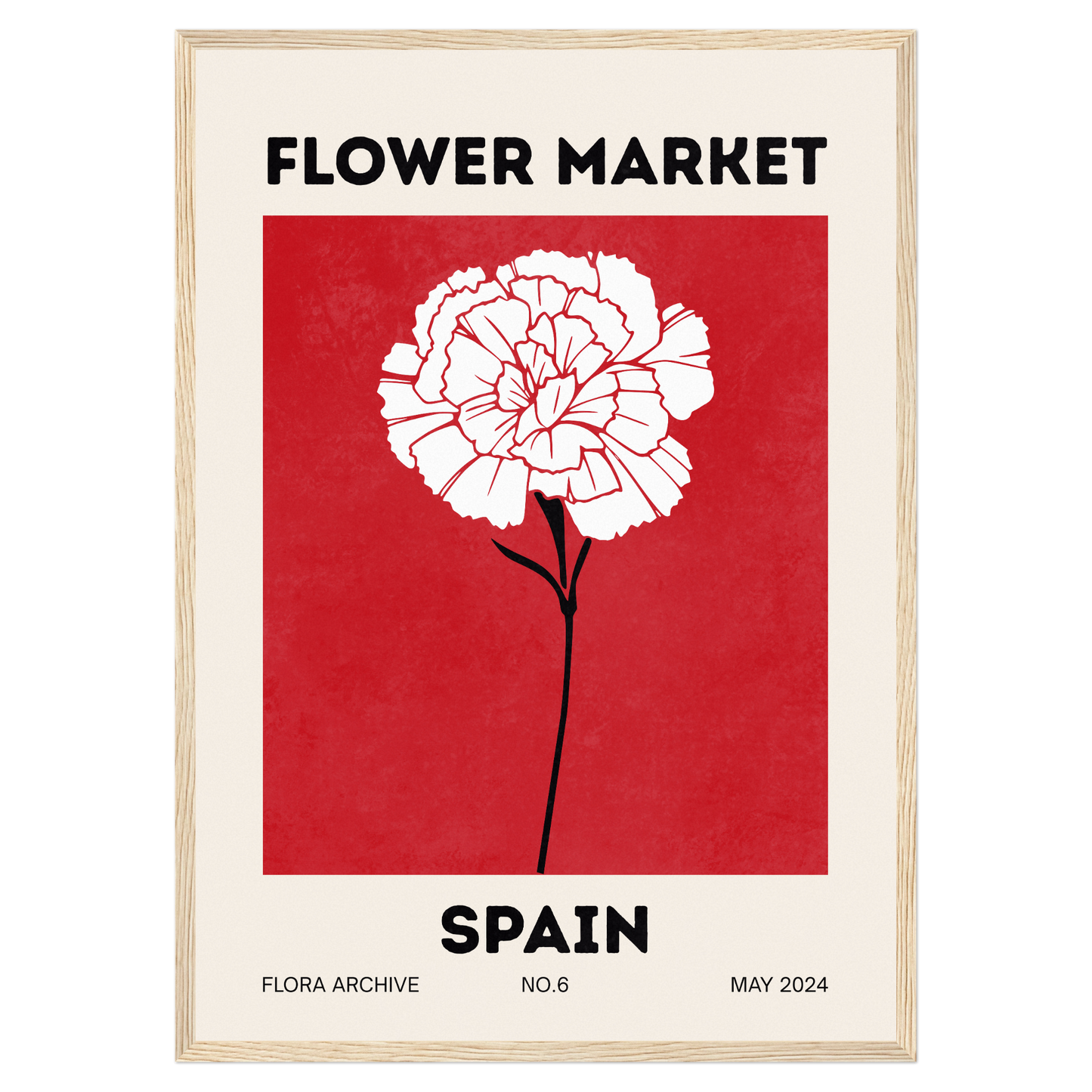 Flower Market - Spain Bleue Vague Flow