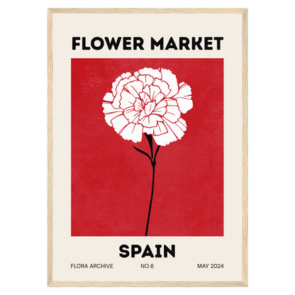 Flower Market - Spain Bleue Vague Flow
