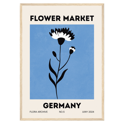 Flower Market - Germany Bleue Vague Flow