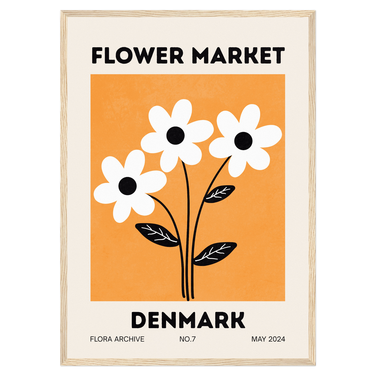 Flower Market - Denmark Bleue Vague Flow
