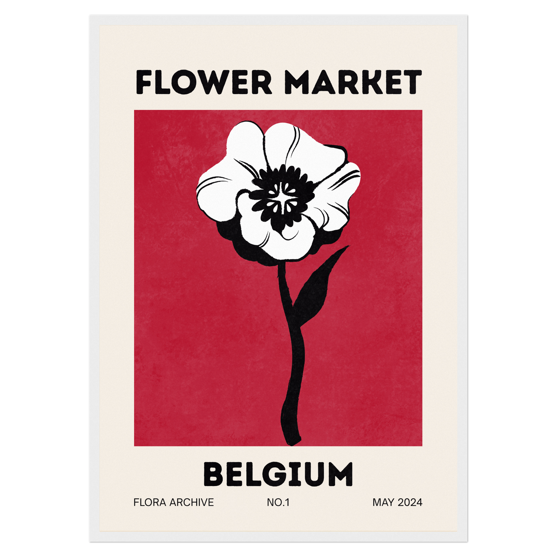 Flower Market - Belgium Bleue Vague Flow