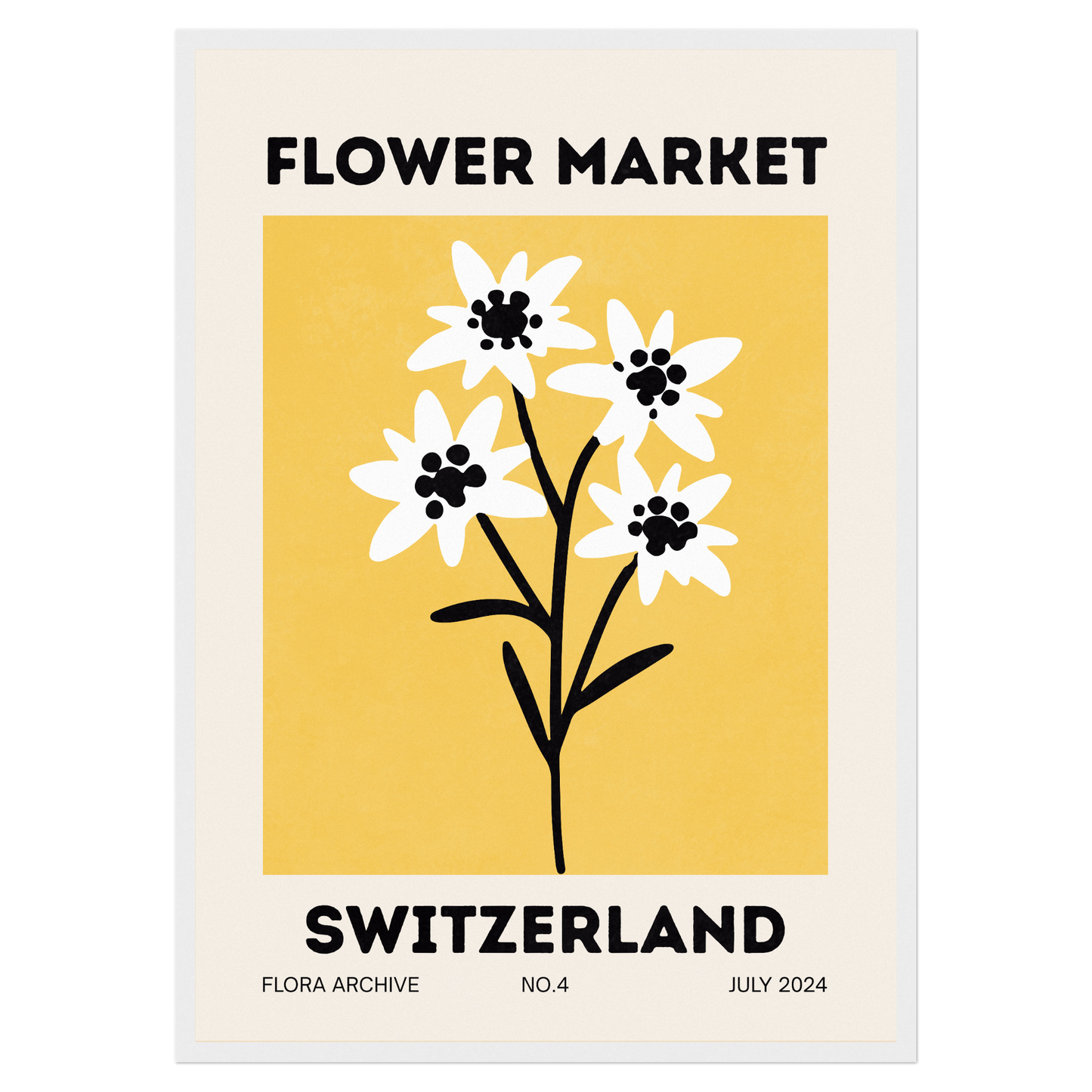 Flower Market - Switzerland Bleue Vague Flow