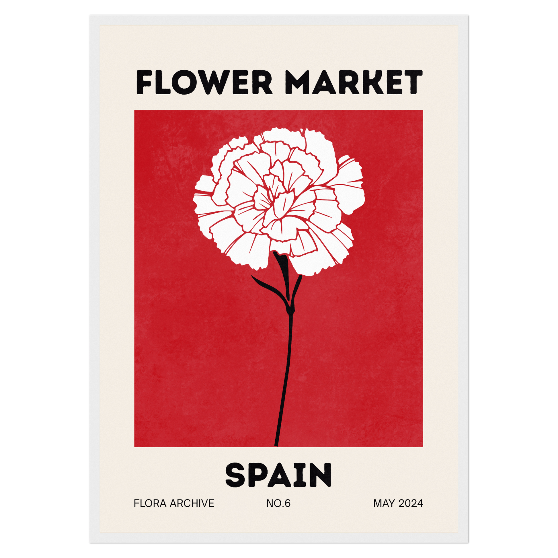 Flower Market - Spain Bleue Vague Flow