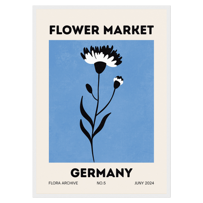 Flower Market - Germany Bleue Vague Flow