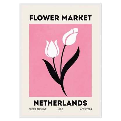 Flower Market - Netherlands Bleue Vague Flow