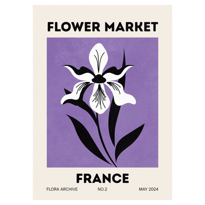 Flower Market - France Bleue Vague Flow