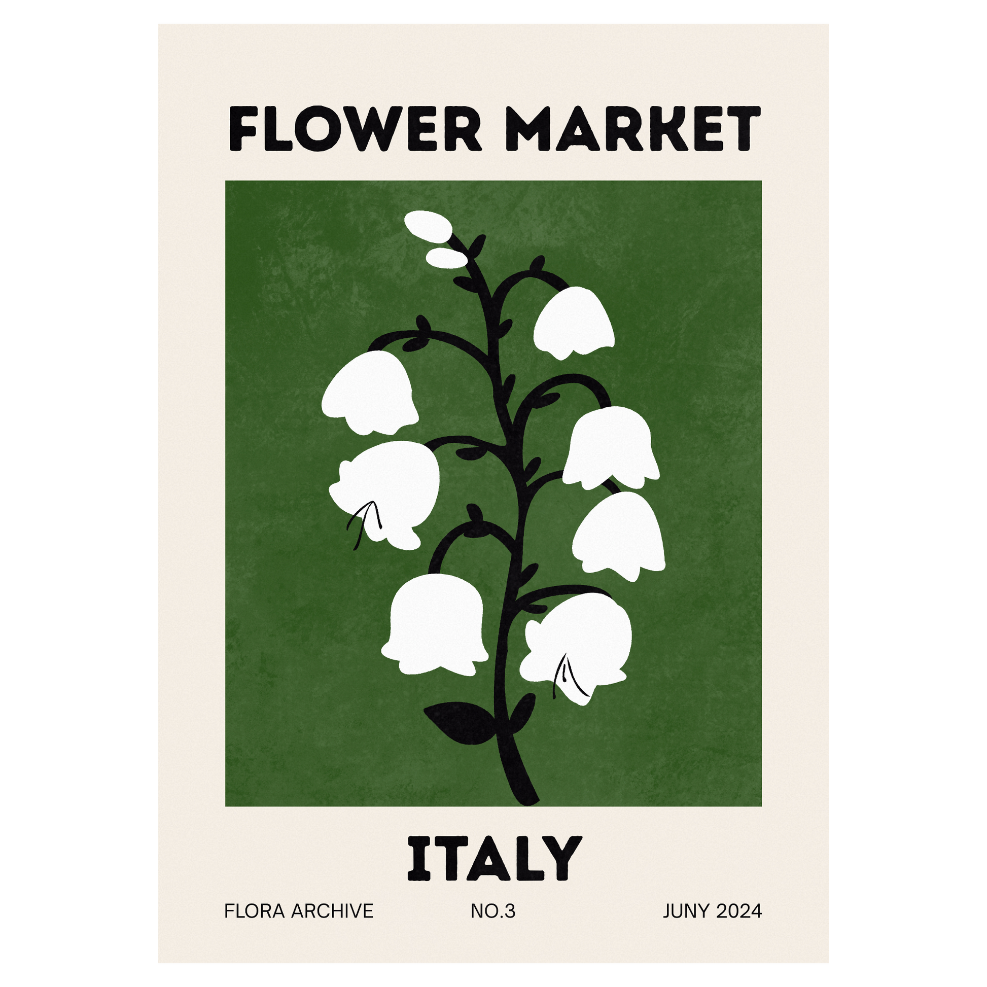 Flower Market - Italy Bleue Vague Flow