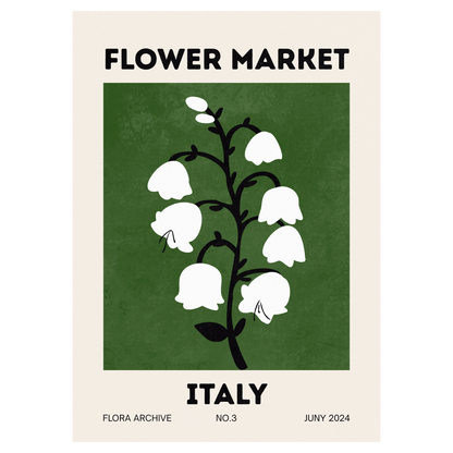 Flower Market - Italy Bleue Vague Flow