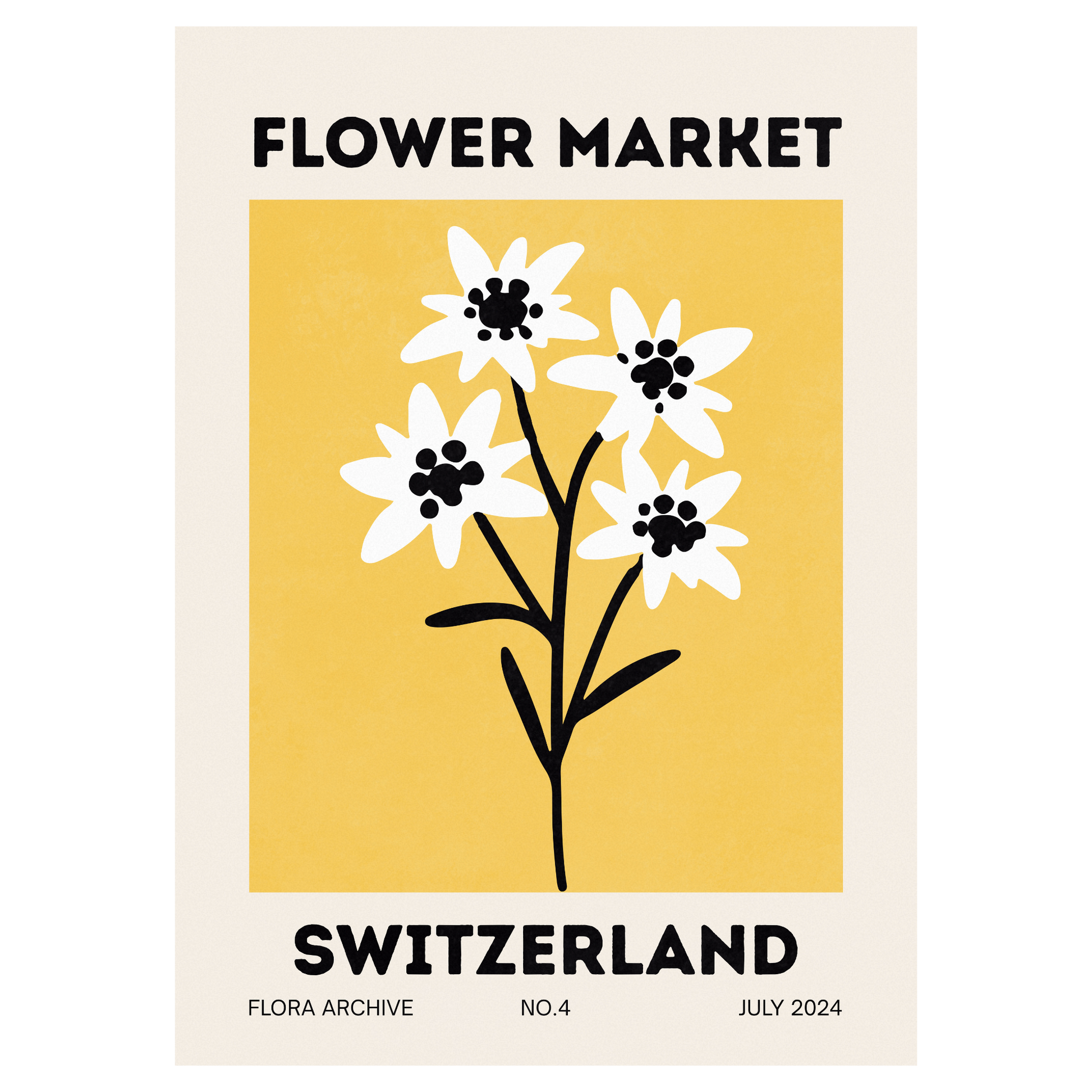 Flower Market - Switzerland Bleue Vague Flow