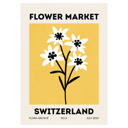 Flower Market - Switzerland Bleue Vague Flow