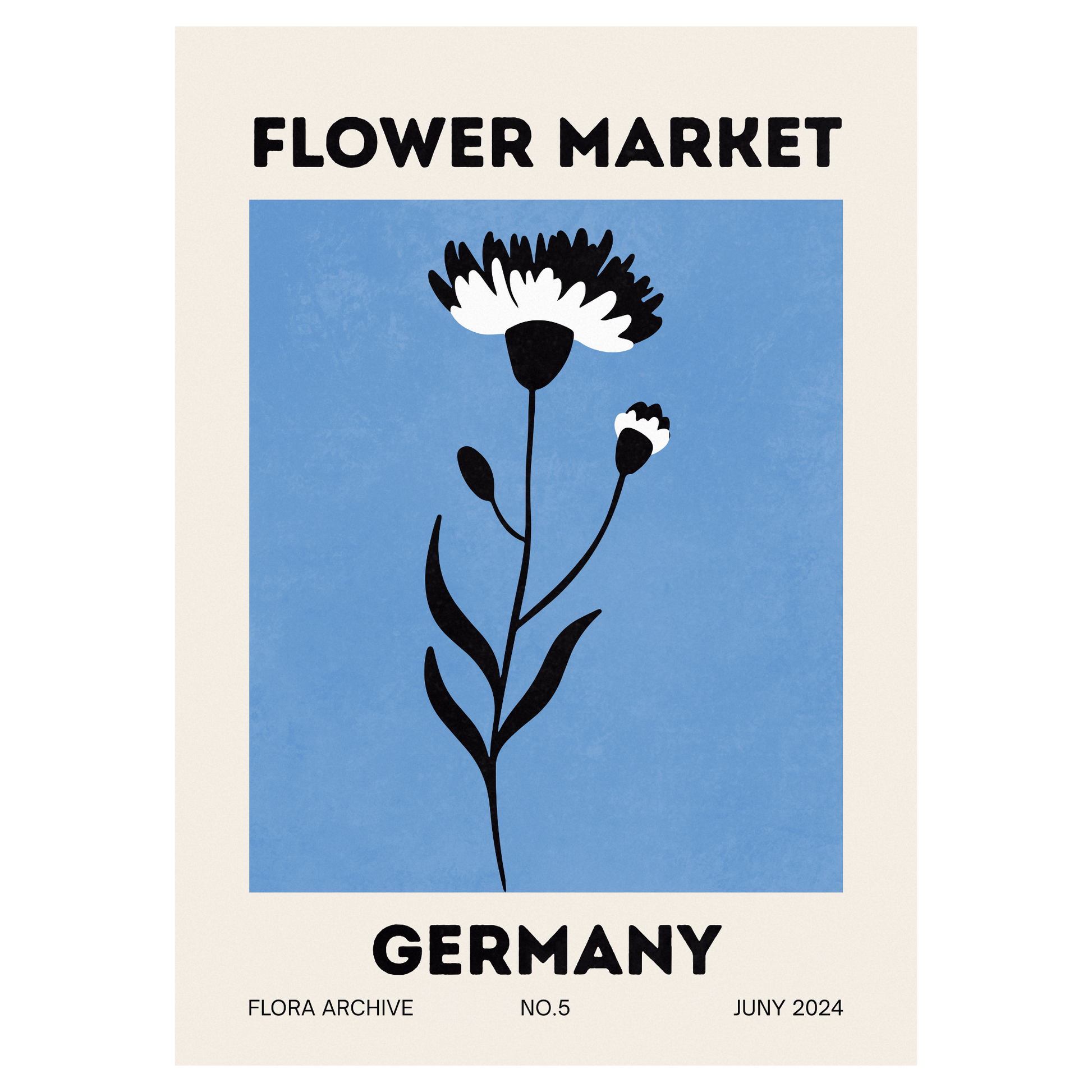 Flower Market - Germany Bleue Vague Flow