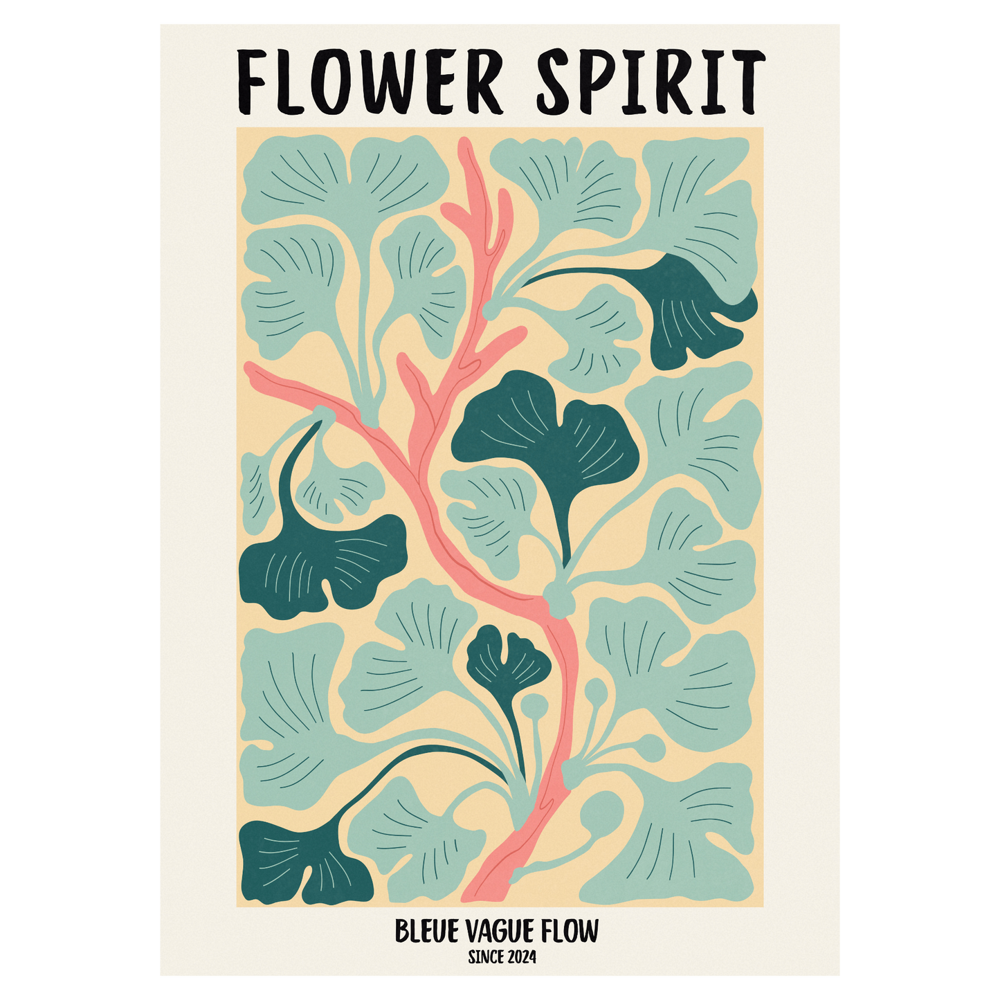 Flower Spirit - Souffle léger Bleue Vague Flow
