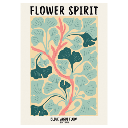 Flower Spirit - Souffle léger Bleue Vague Flow