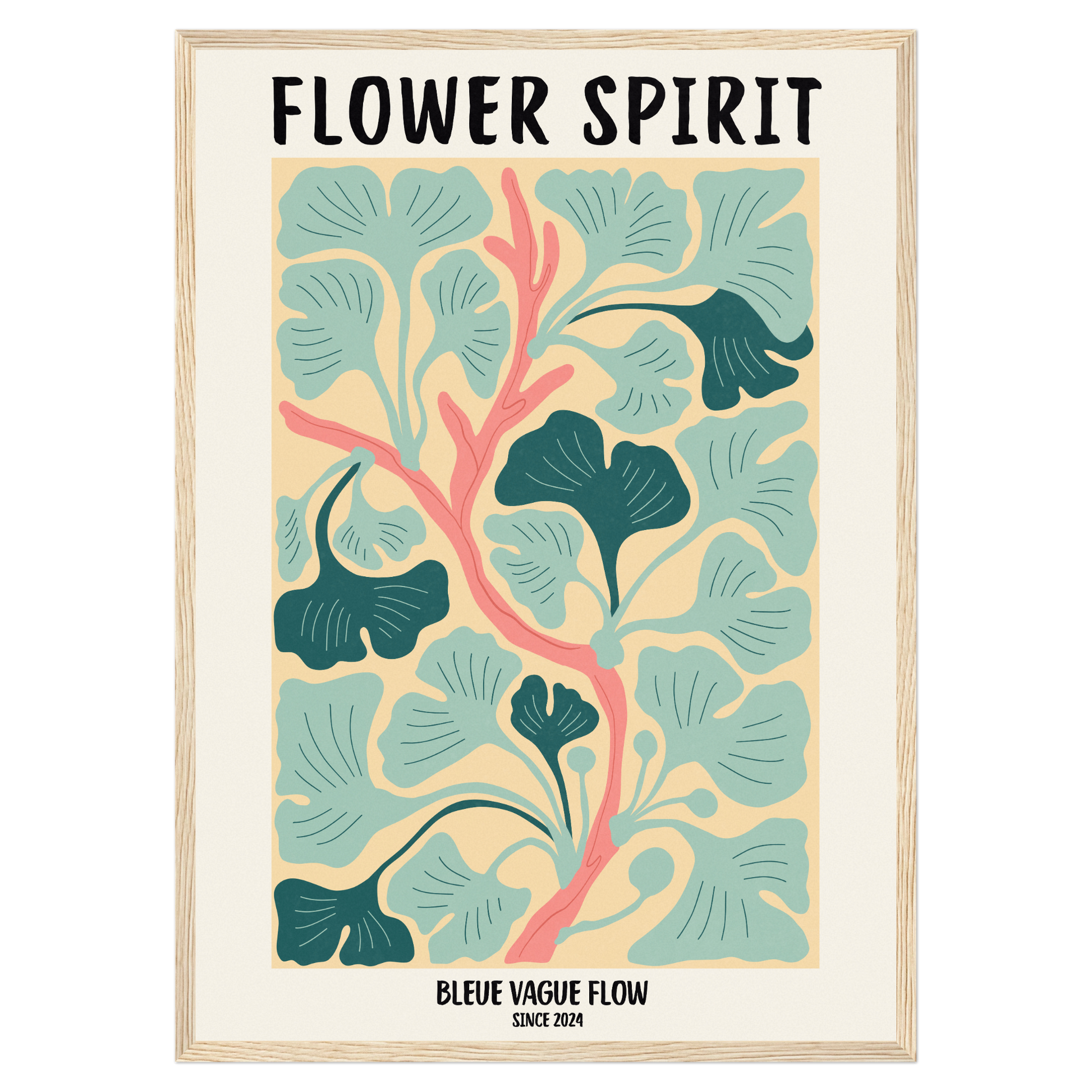 Flower Spirit - Souffle léger Bleue Vague Flow