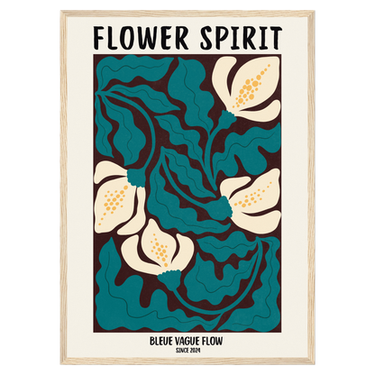 Flower Spirit - Ombre tendre Bleue Vague Flow