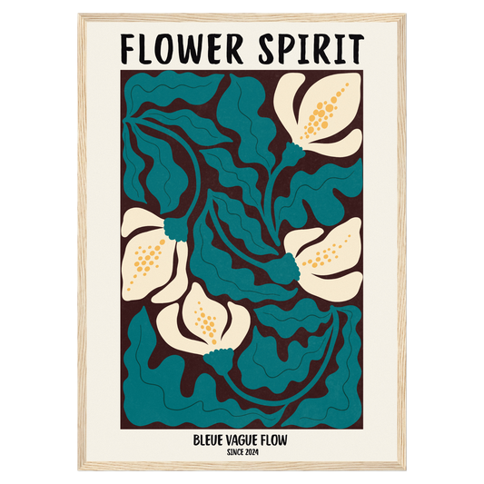 Flower Spirit - Ombre tendre Bleue Vague Flow