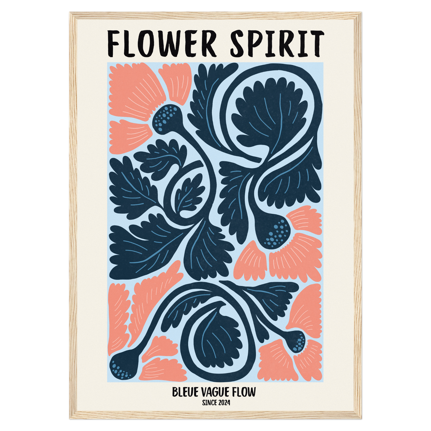 Flower Spirit - Repos solaire Bleue Vague Flow