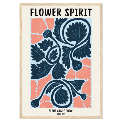 Flower Spirit - Repos solaire Bleue Vague Flow