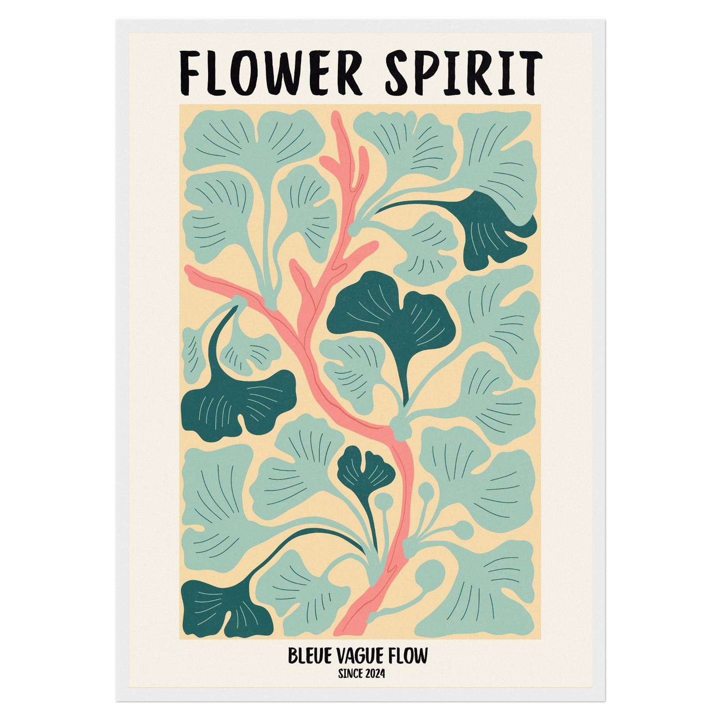 Flower Spirit - Souffle léger Bleue Vague Flow