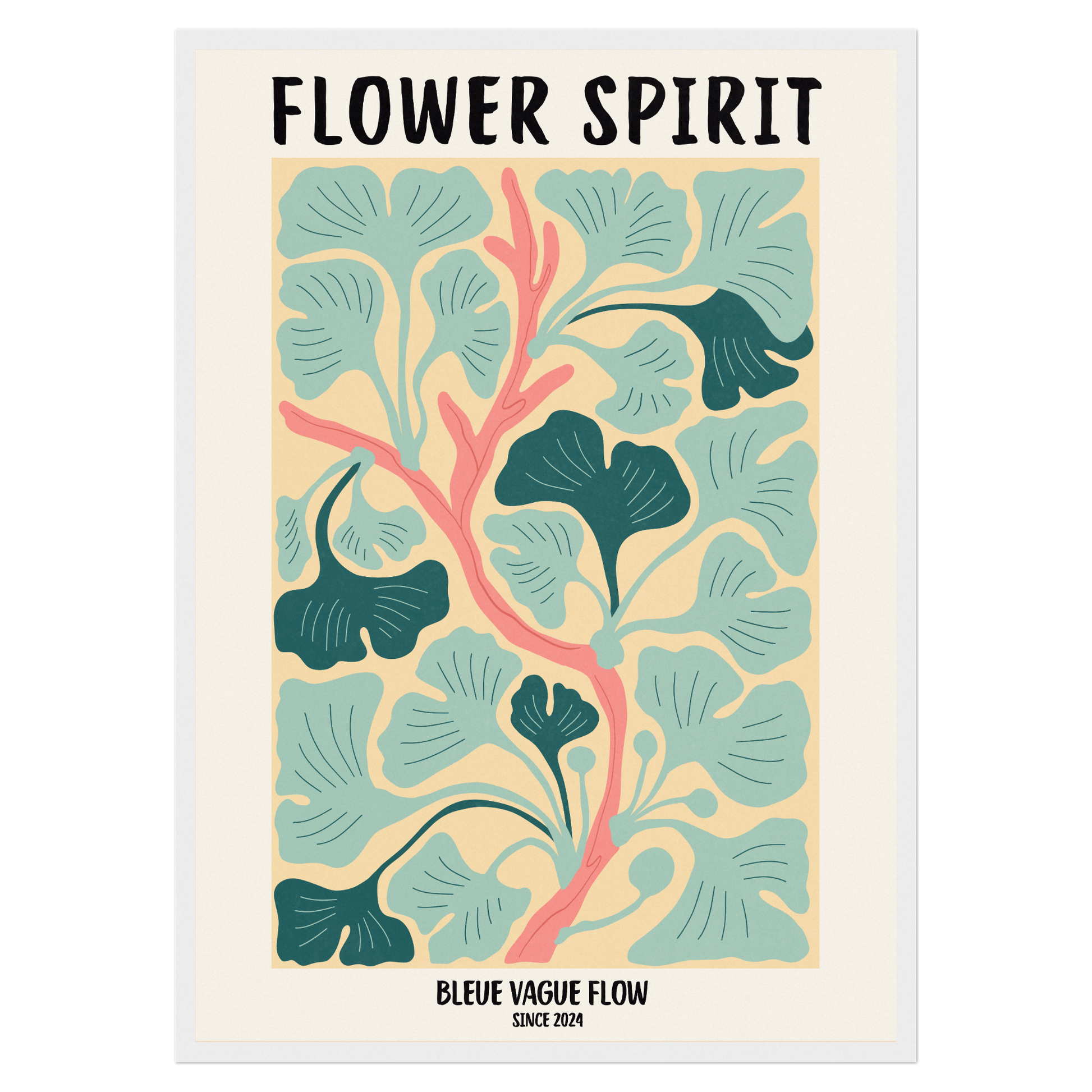 Flower Spirit - Souffle léger Bleue Vague Flow