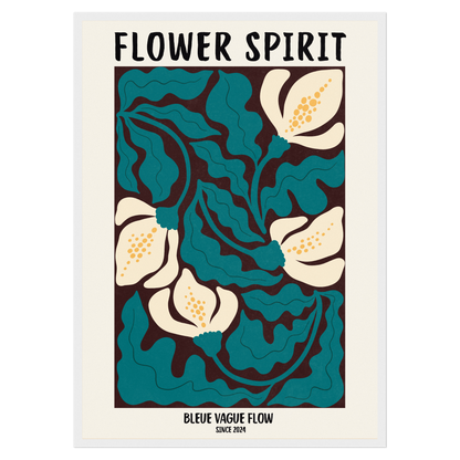 Flower Spirit - Ombre tendre Bleue Vague Flow