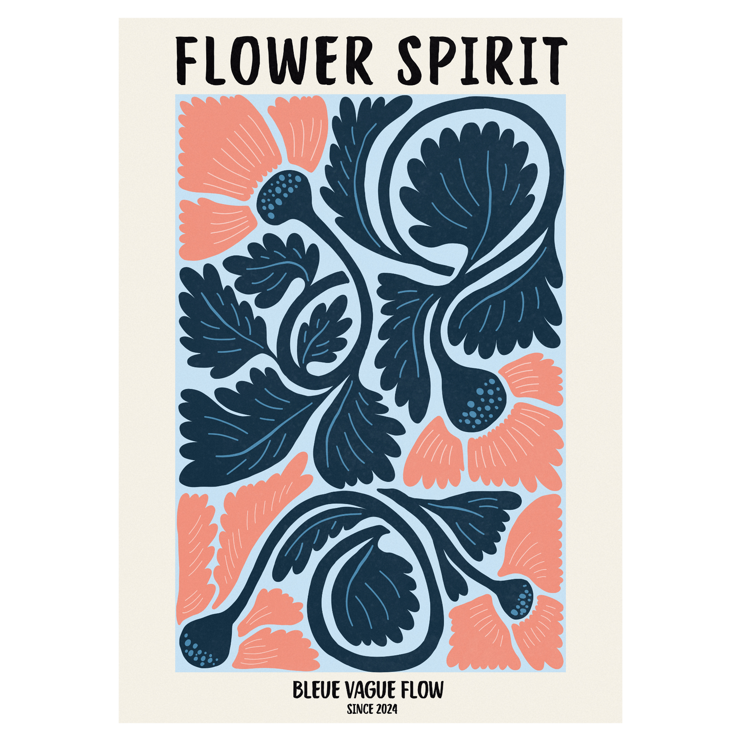 Flower Spirit - Repos solaire Bleue Vague Flow