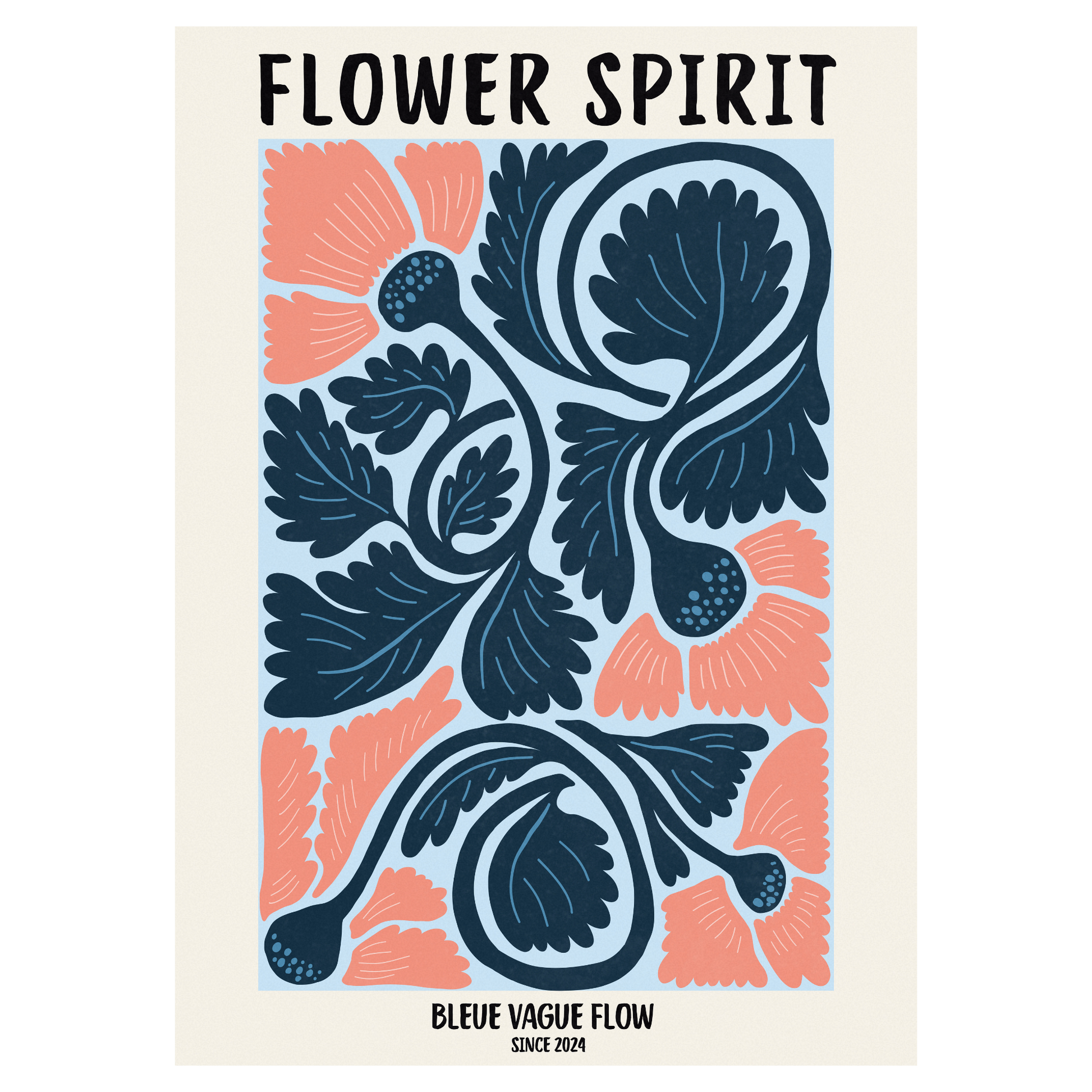 Flower Spirit - Repos solaire Bleue Vague Flow