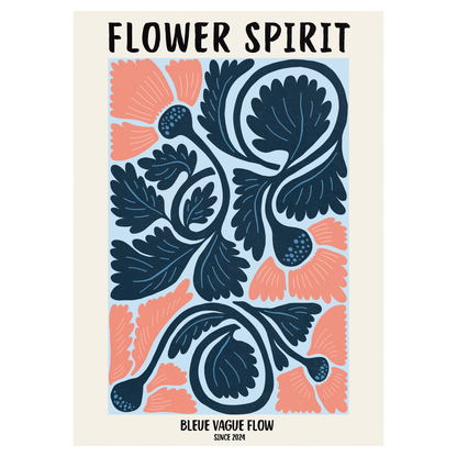 Flower Spirit - Repos solaire Bleue Vague Flow
