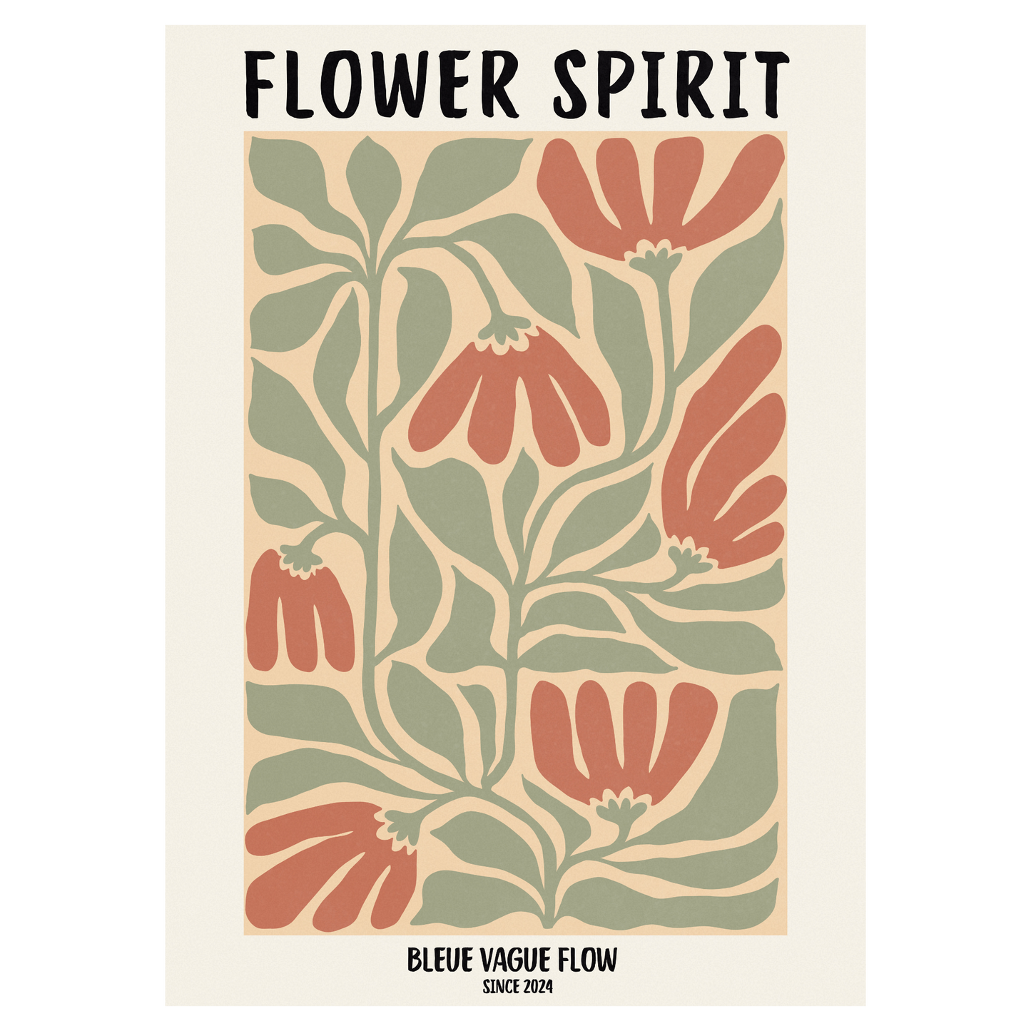 Flower Spirit - Brise d’aube Bleue Vague Flow