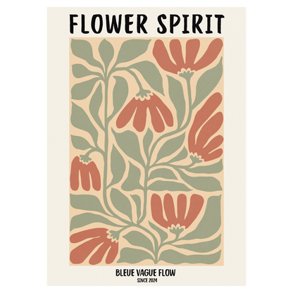 Flower Spirit - Brise d’aube Bleue Vague Flow