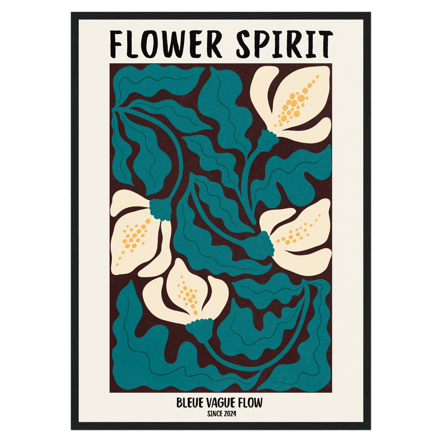 Flower Spirit - Ombre tendre Bleue Vague Flow
