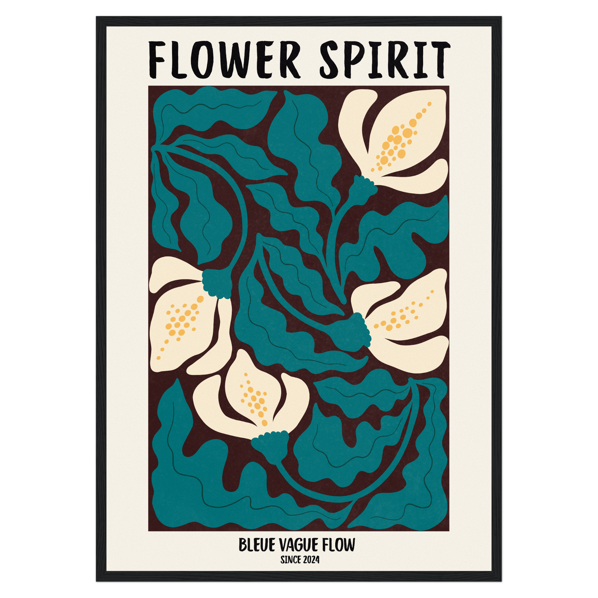 Flower Spirit - Ombre tendre Bleue Vague Flow