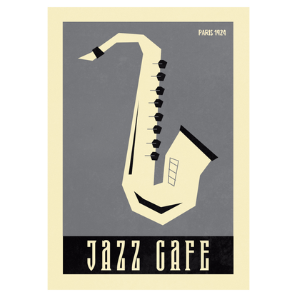 Jazz Café - Sax Bleue Vague Flow