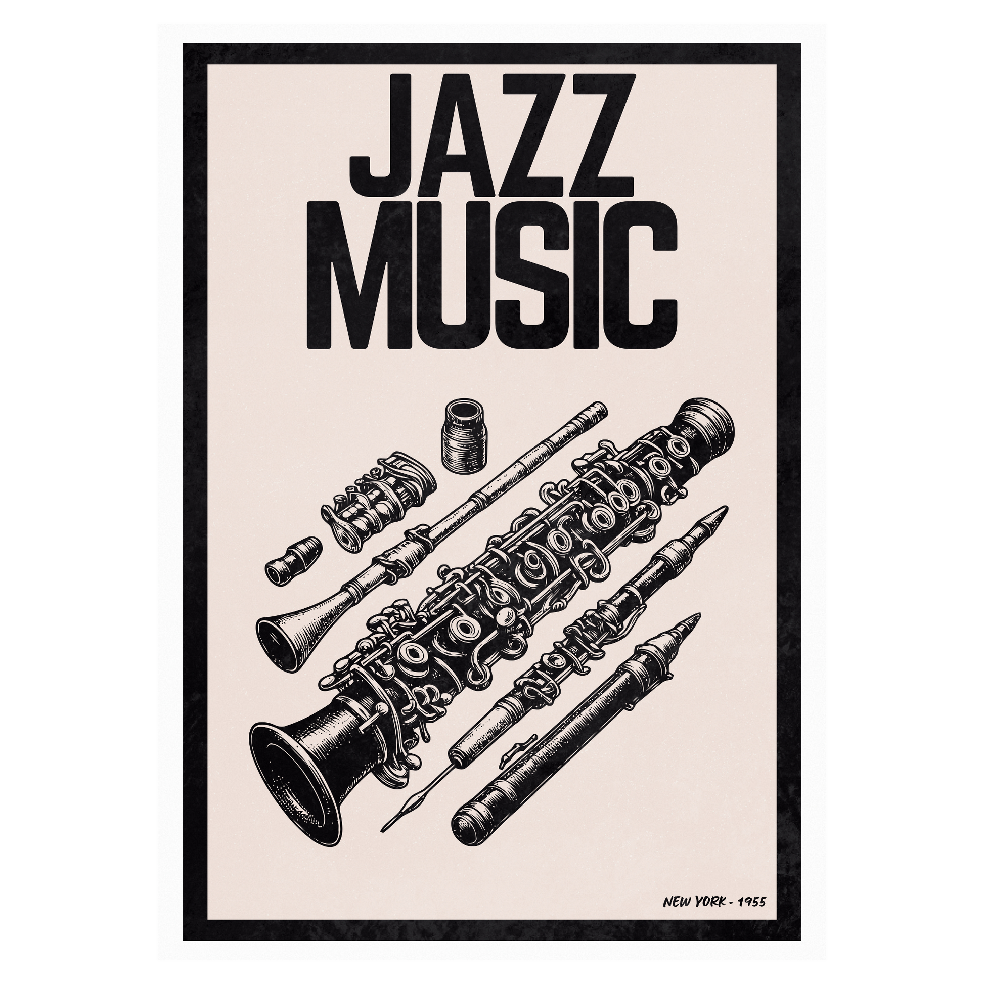 Musique Jazz - Clarinette & Accessoires Bleue Vague Flow