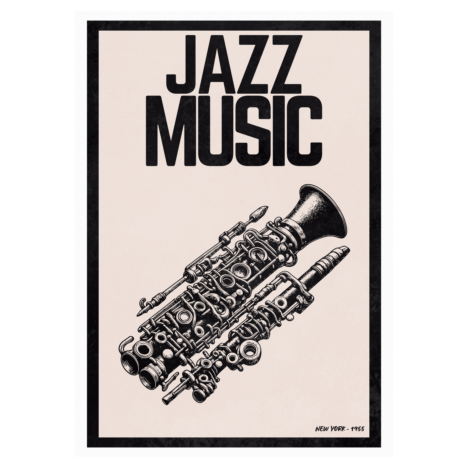 Musique Jazz - Clarinette Bleue Vague Flow