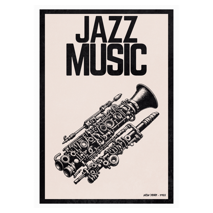 Musique Jazz - Clarinette Bleue Vague Flow