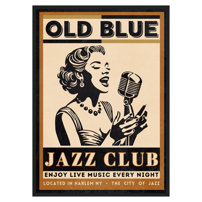 Old Blue Night - Chanteuse Bleue Vague Flow