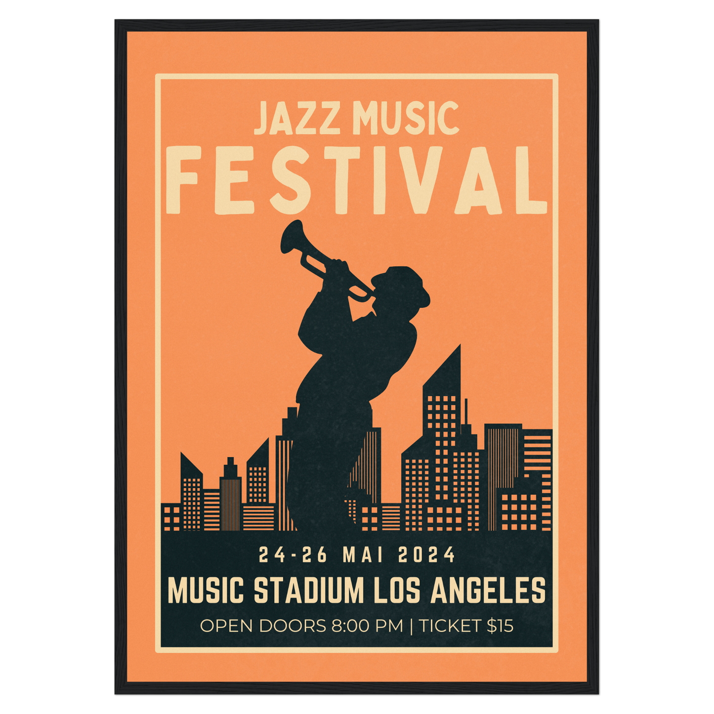 Festival Jazz - Trompette Bleue Vague Flow