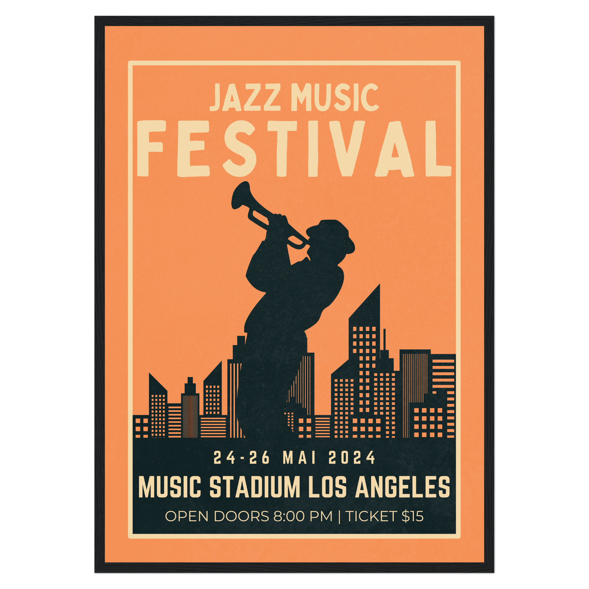 Festival Jazz - Trompette Bleue Vague Flow