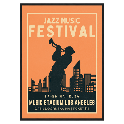 Festival Jazz - Trompette Bleue Vague Flow
