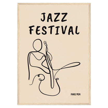 Jazz Festival Paris - Contrebasse Bleue Vague Flow