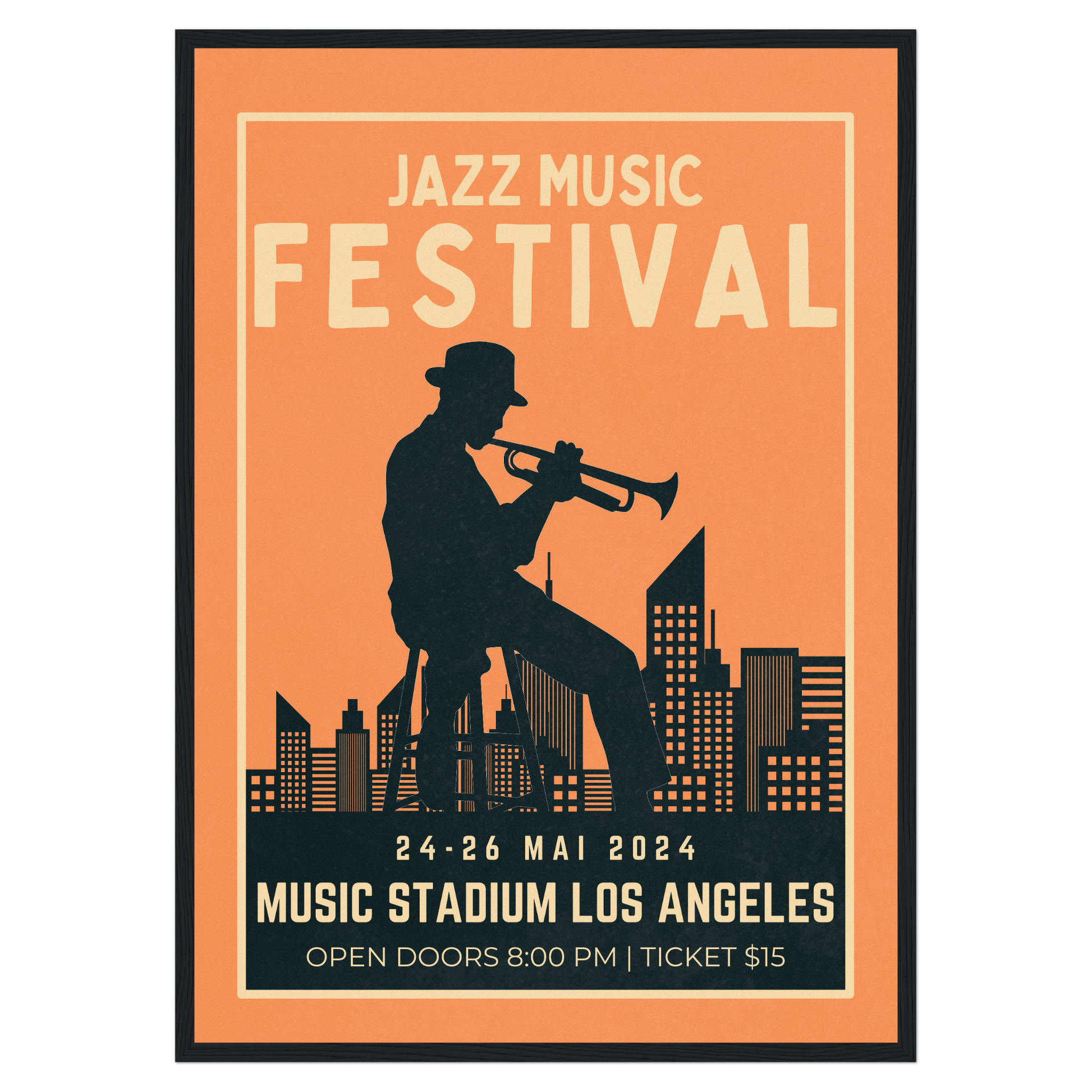 Festival Jazz - Trompette Show Bleue Vague Flow