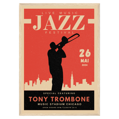 Festival Musique Jazz - Trombone Bleue Vague Flow
