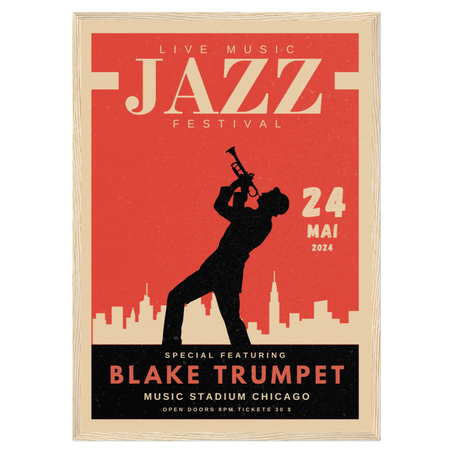 Festival Musique Jazz - Trompette Bleue Vague Flow